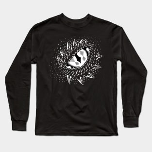 dragon eye monochrome Long Sleeve T-Shirt